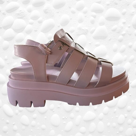 Light Purple LUANNA Platform Plastic Sandals NWT Size: 8 - Picture 2 of 8